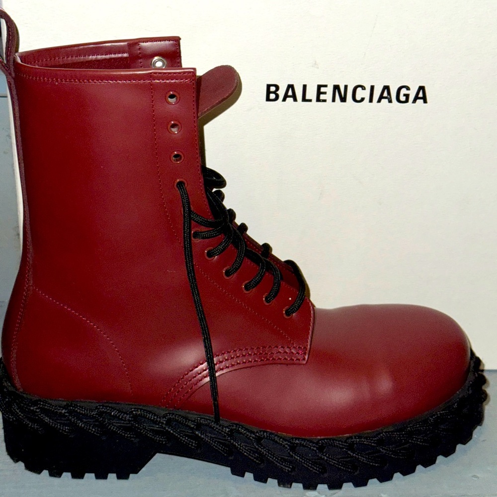 Balenciaga combat boots